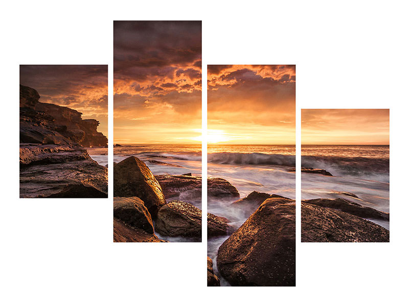 modern-4-piece-canvas-print-cape-solander