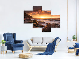 modern-4-piece-canvas-print-cape-solander