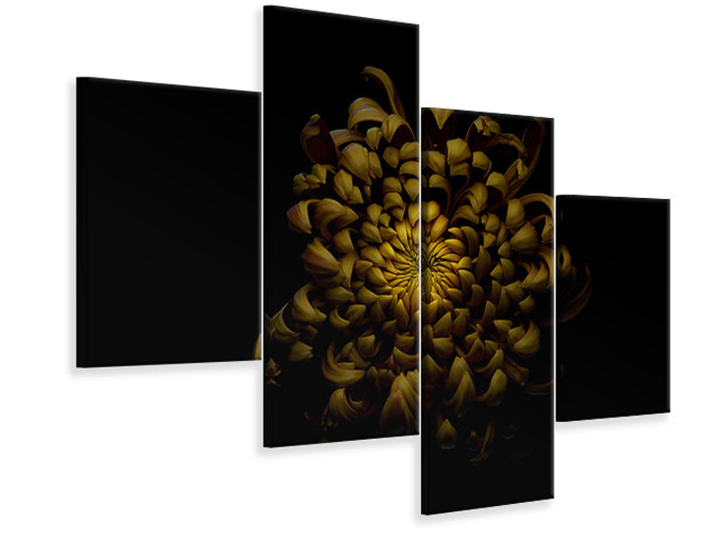 modern-4-piece-canvas-print-chrysanthemum