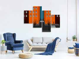 modern-4-piece-canvas-print-city-in-my-world