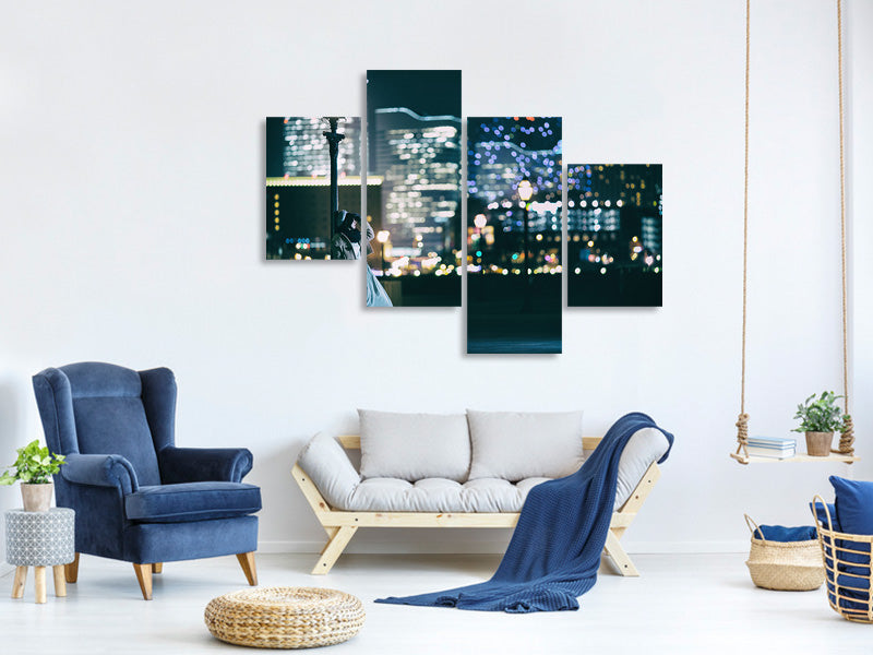 modern-4-piece-canvas-print-city-lights