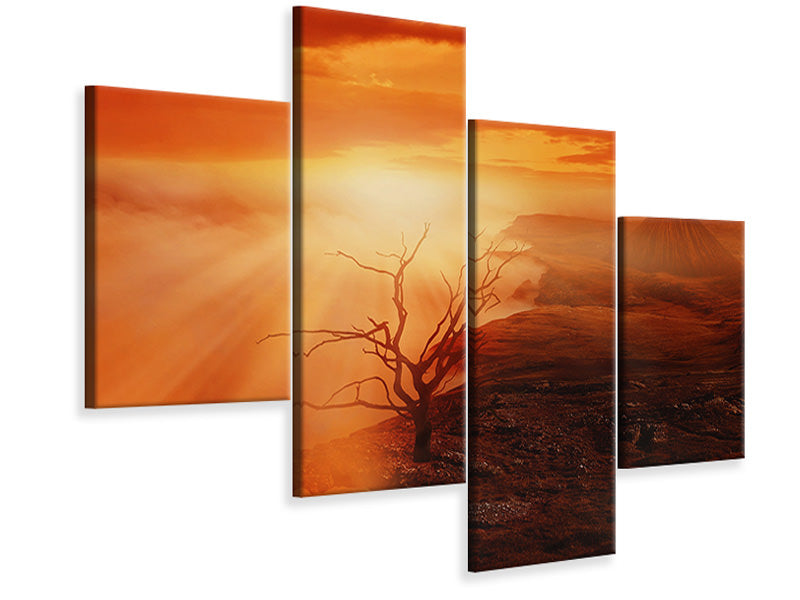 modern-4-piece-canvas-print-colorful-landscape