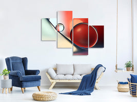 modern-4-piece-canvas-print-down-and-around