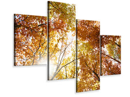 modern-4-piece-canvas-print-enlightened-autumn-trees