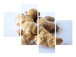 modern-4-piece-canvas-print-fresh-ginger-tuber