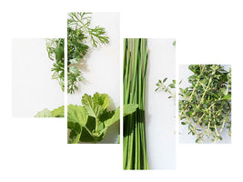 modern-4-piece-canvas-print-fresh-herbs