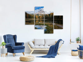 modern-4-piece-canvas-print-lake-antorno