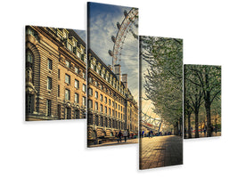 modern-4-piece-canvas-print-last-daylights-at-the-london-eye