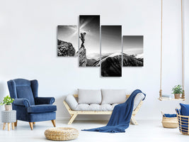 modern-4-piece-canvas-print-life-at-the-top