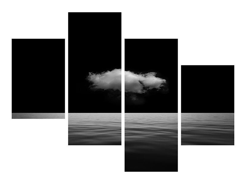 modern-4-piece-canvas-print-lonely-cloud