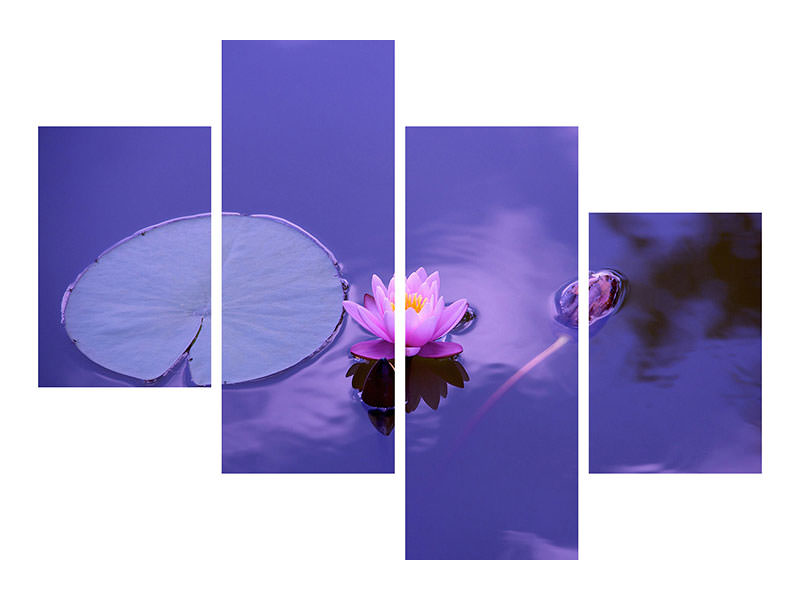 modern-4-piece-canvas-print-lotus-flower