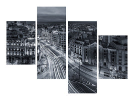 modern-4-piece-canvas-print-madrid-city-lights