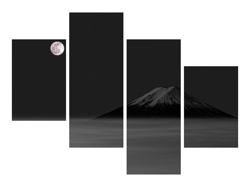 modern-4-piece-canvas-print-mount-fuji