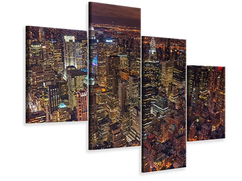 modern-4-piece-canvas-print-night-life