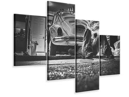 modern-4-piece-canvas-print-oldtimer-repair