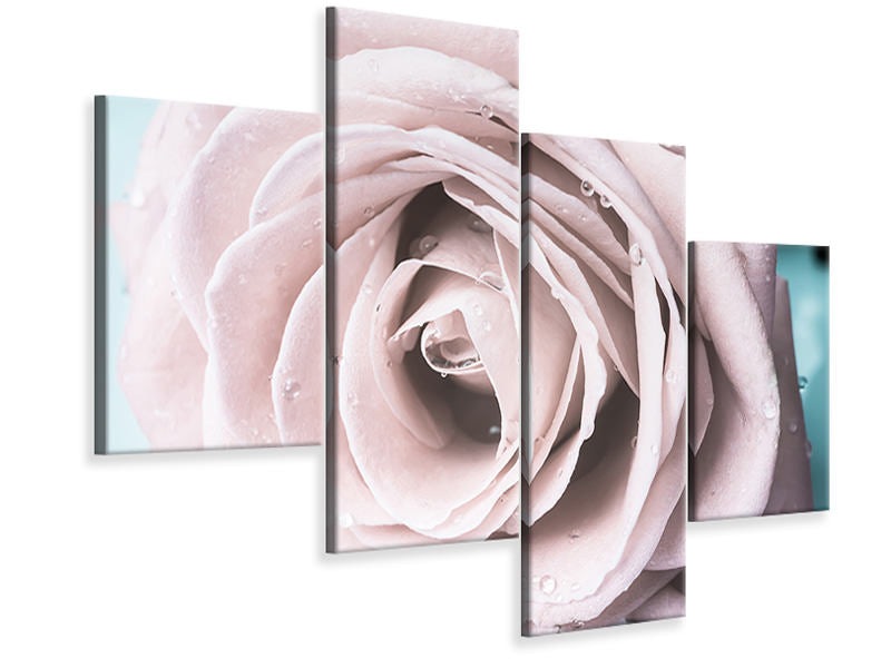 modern-4-piece-canvas-print-pastel-rose