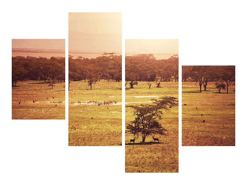 modern-4-piece-canvas-print-picturesque-africa