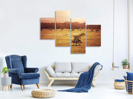 modern-4-piece-canvas-print-picturesque-africa