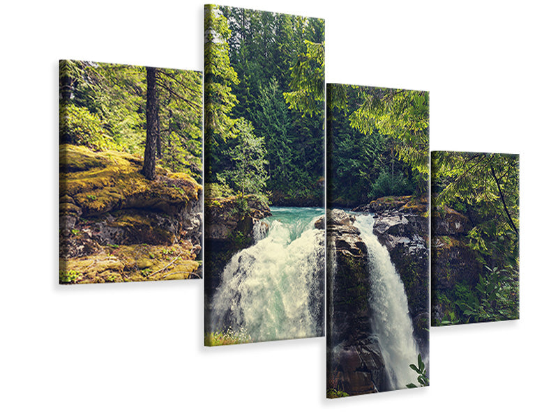 modern-4-piece-canvas-print-river-current