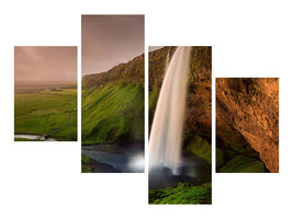 modern-4-piece-canvas-print-seljalandsfoss