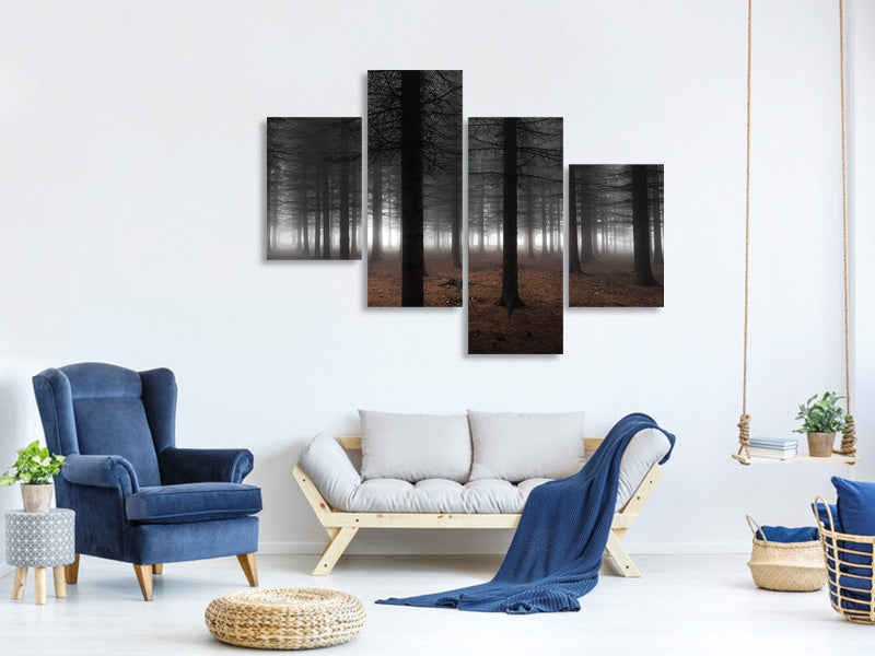 modern-4-piece-canvas-print-silence-ii