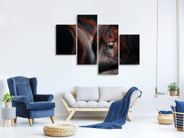 modern-4-piece-canvas-print-sleep-huddle