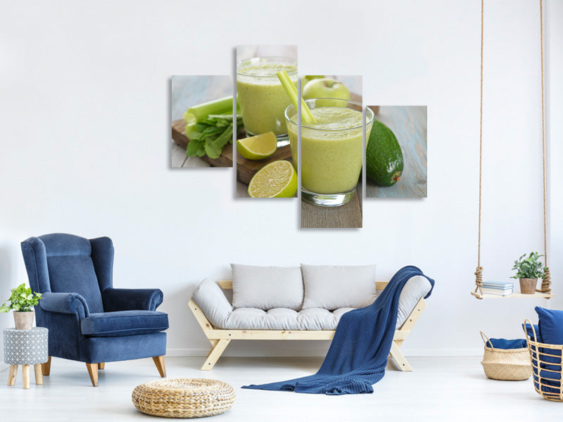 modern-4-piece-canvas-print-smoothie