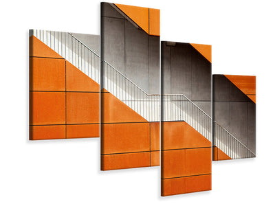 modern-4-piece-canvas-print-steel