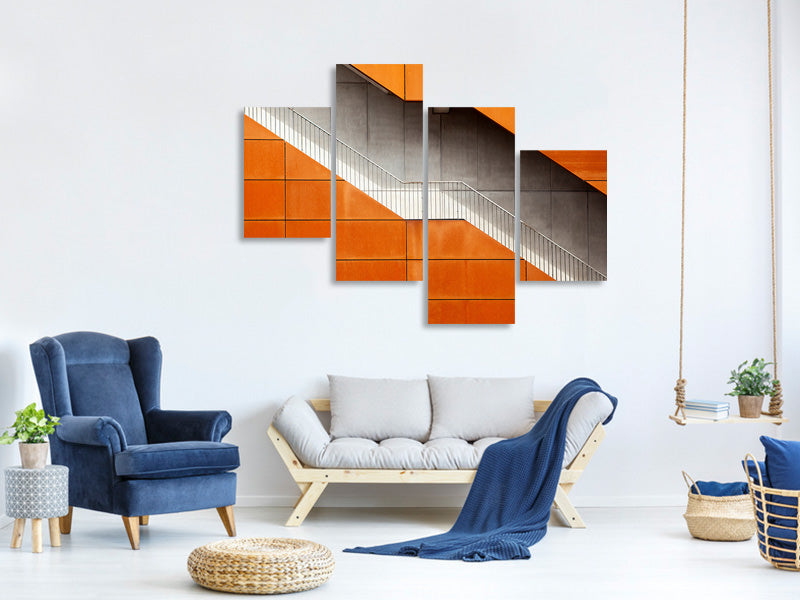 modern-4-piece-canvas-print-steel