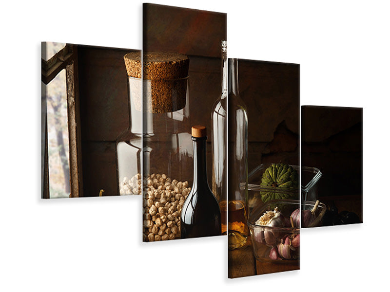 modern-4-piece-canvas-print-still-life-with-chickpea