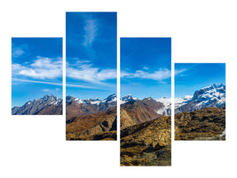 modern-4-piece-canvas-print-swiss-alps-in-spring