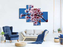 modern-4-piece-canvas-print-the-almond-blossom