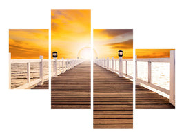 modern-4-piece-canvas-print-the-bridge-on-happiness