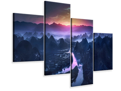 modern-4-piece-canvas-print-the-earth-awakening