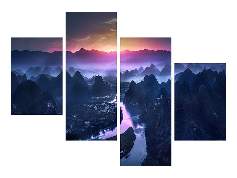 modern-4-piece-canvas-print-the-earth-awakening