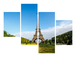 modern-4-piece-canvas-print-the-eiffel-tower-in-paris