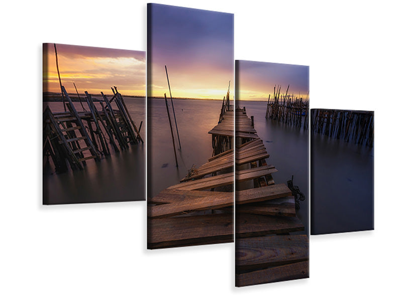 modern-4-piece-canvas-print-the-end