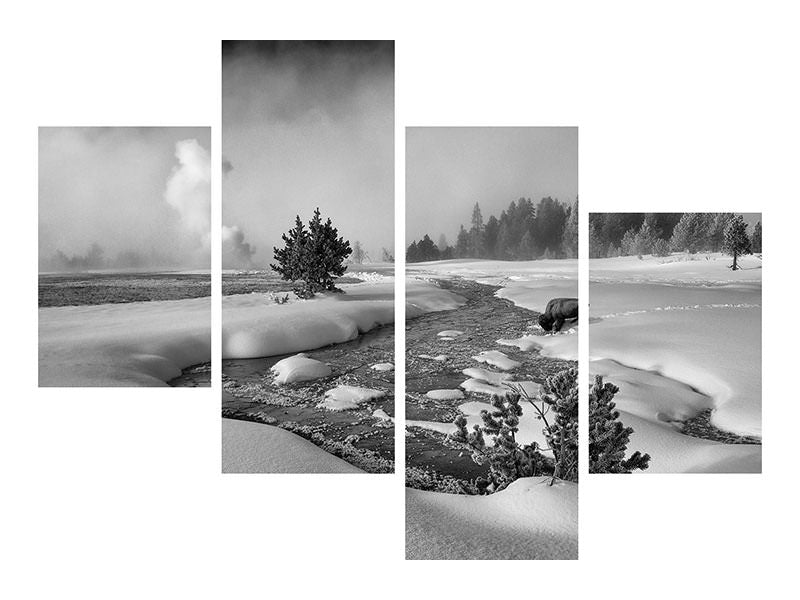 modern-4-piece-canvas-print-the-hardship-of-winter