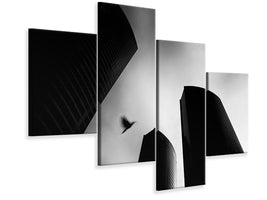 modern-4-piece-canvas-print-the-lost-bird-homage-for-andra-kertasz