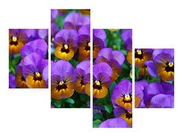 modern-4-piece-canvas-print-the-pansies