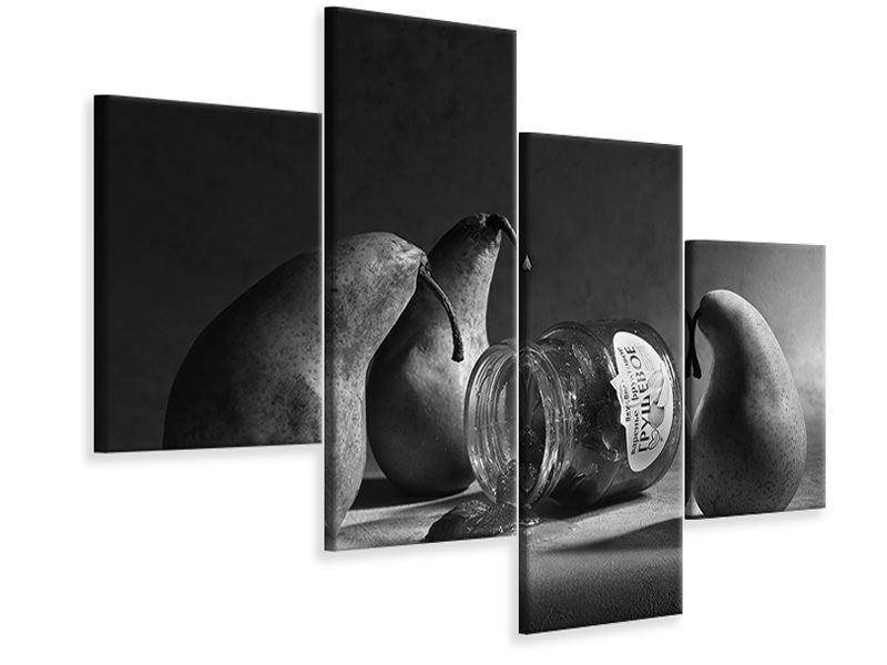 modern-4-piece-canvas-print-the-sad-farewell