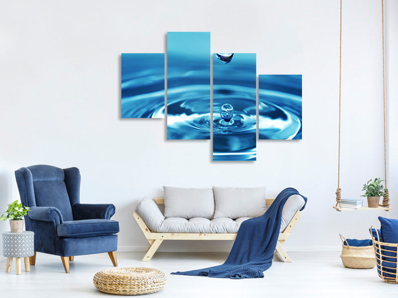 modern-4-piece-canvas-print-the-water-drops