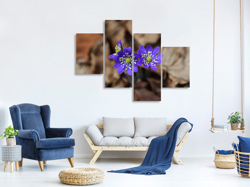 modern-4-piece-canvas-print-wildflowers