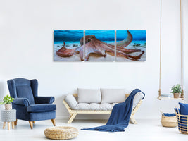 panoramic-3-piece-canvas-print-octopus