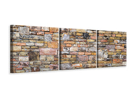 panoramic-3-piece-canvas-print-old-stone-wall