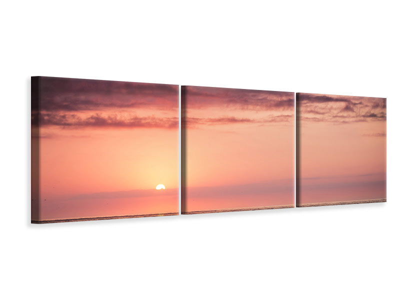 panoramic-3-piece-canvas-print-wonderful-sunset-on-the-horizon