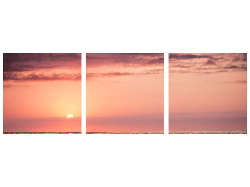 panoramic-3-piece-canvas-print-wonderful-sunset-on-the-horizon