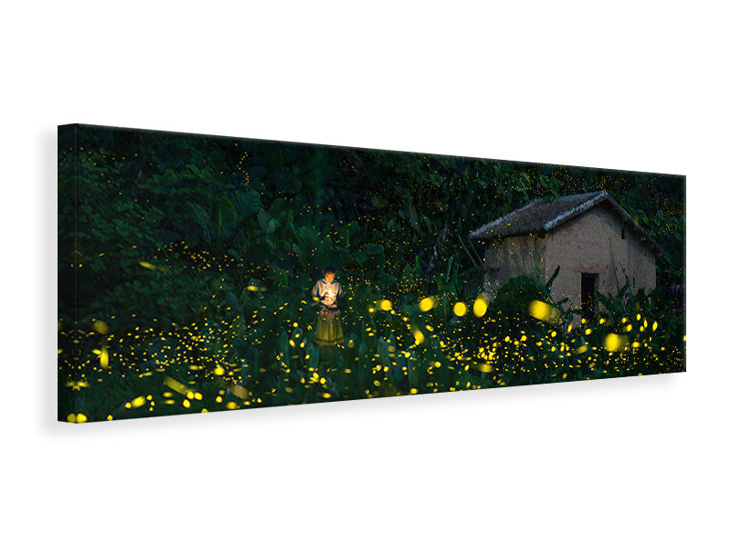 panoramic-canvas-print-a-little-girl-and-firefly