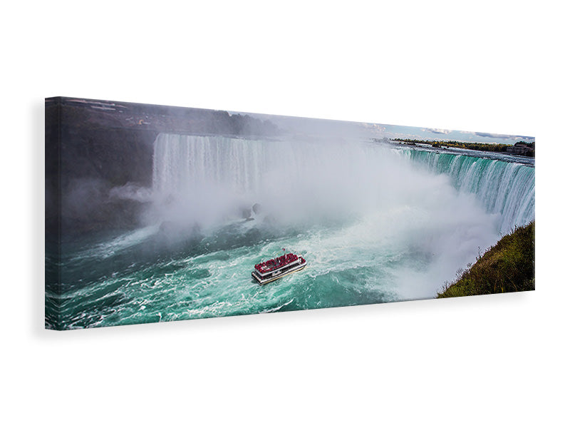 panoramic-canvas-print-action-at-the-waterfall