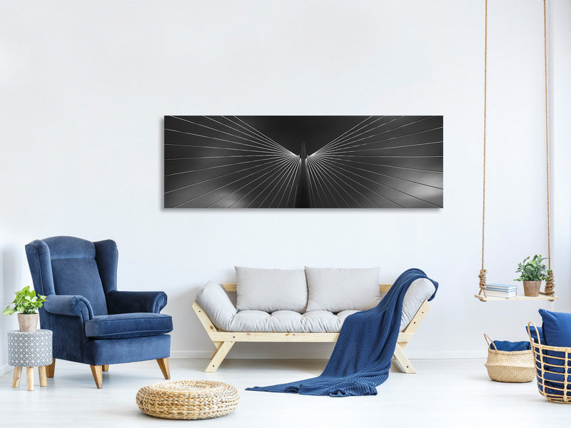 panoramic-canvas-print-angel-in-black-and-white